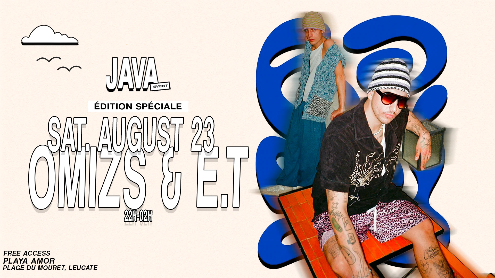Java Summer Tour - Omizs & E.T @Playa Amor -  23.08 Cover