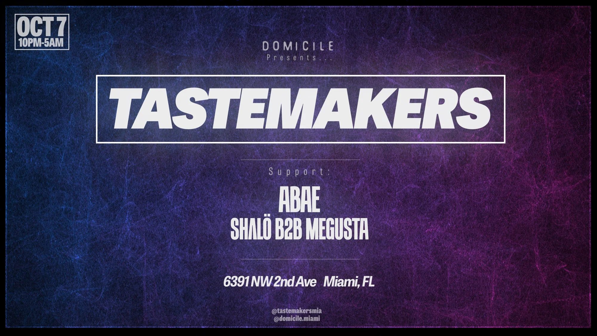 Domicile Presents: Tastemakers Cover