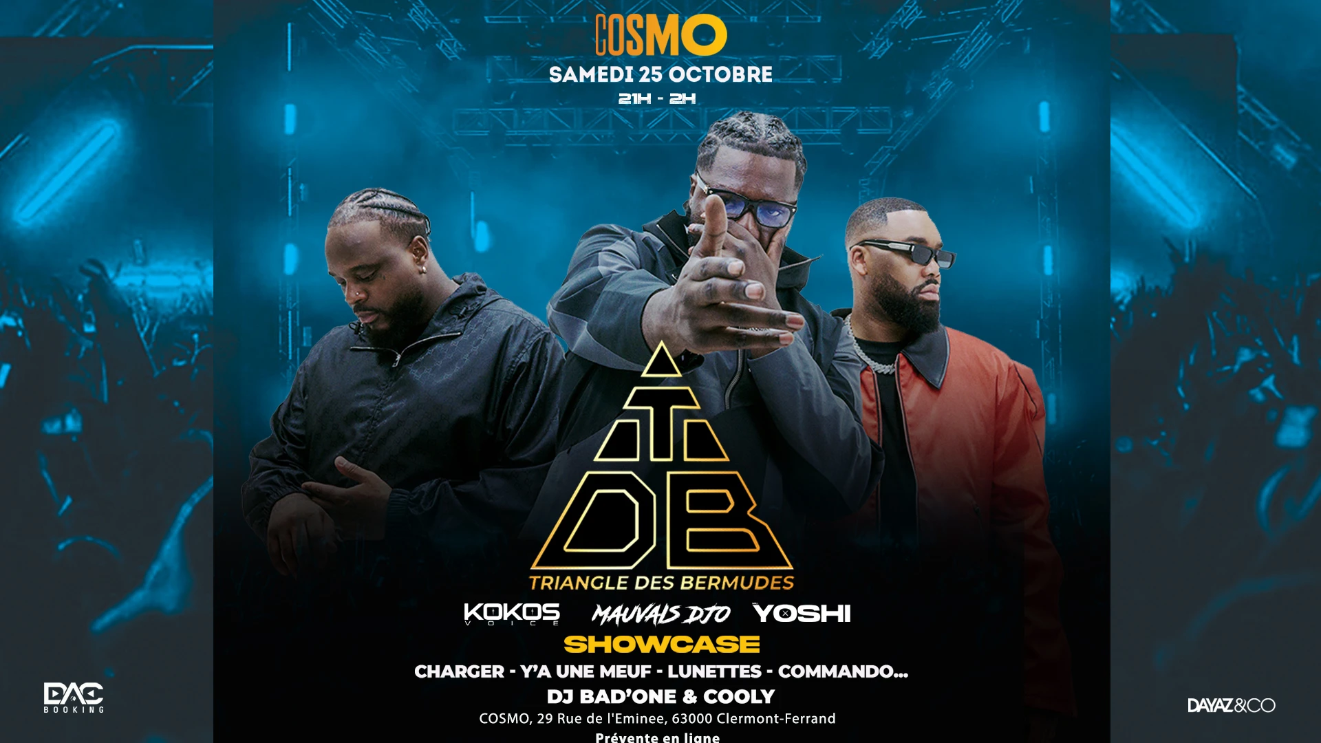 Triangle Des Bermudes 25.10.25 Cosmo Clermont Ferrand Cover