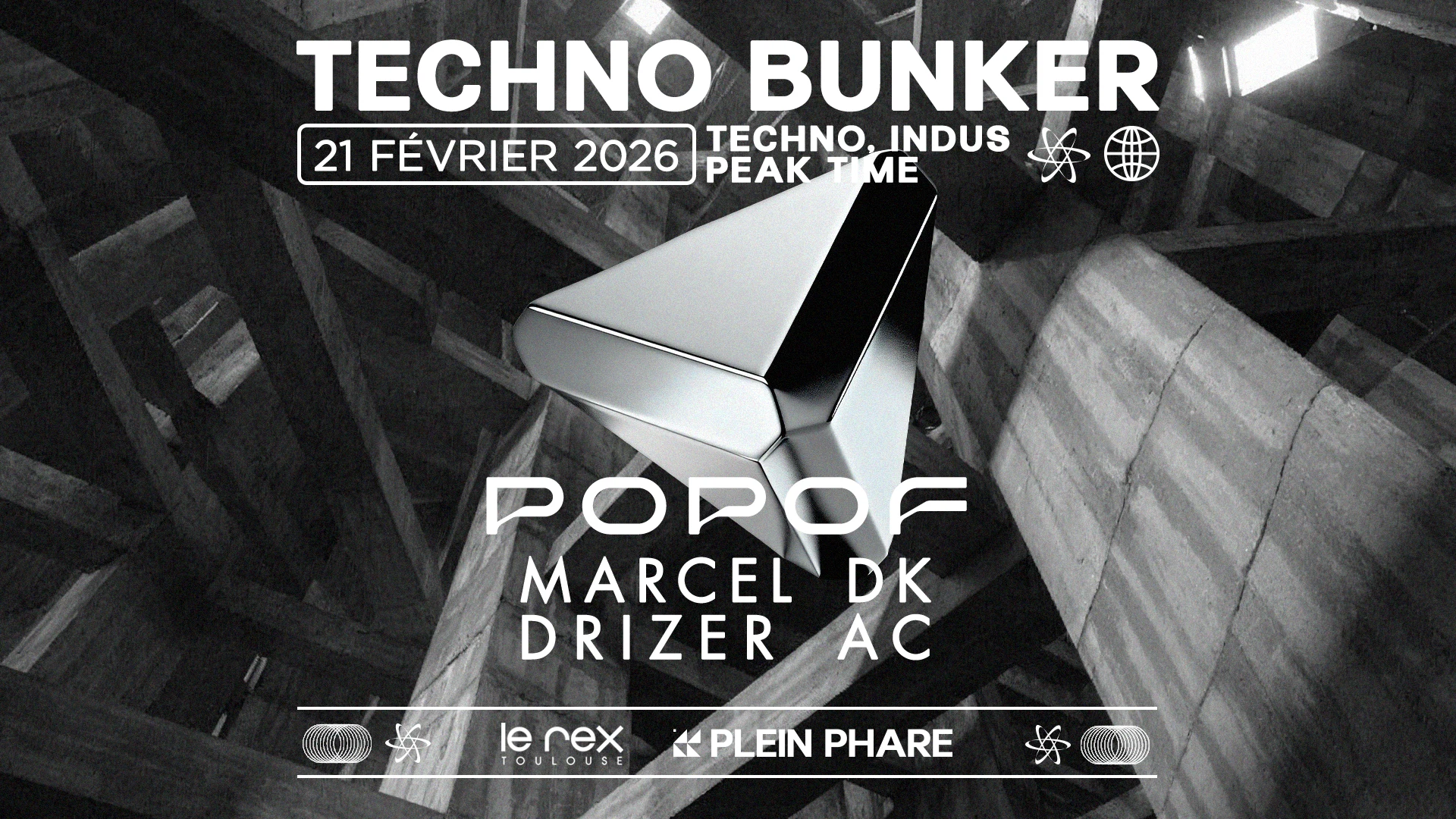 Techno Bunker Inv. Popof, Marcel Dk & Drizer Ac Cover