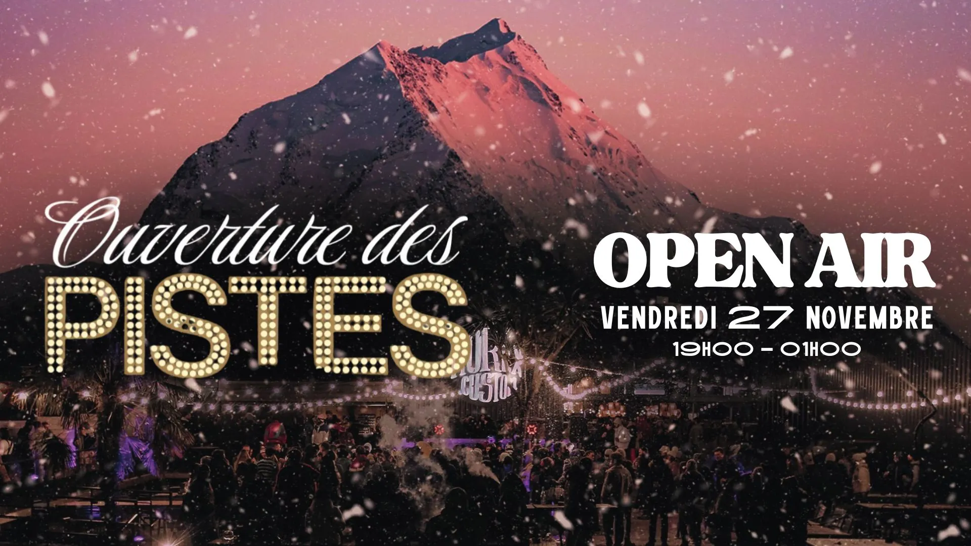 Ouverture Des Pistes // Open Air // Morex Custom House Cover