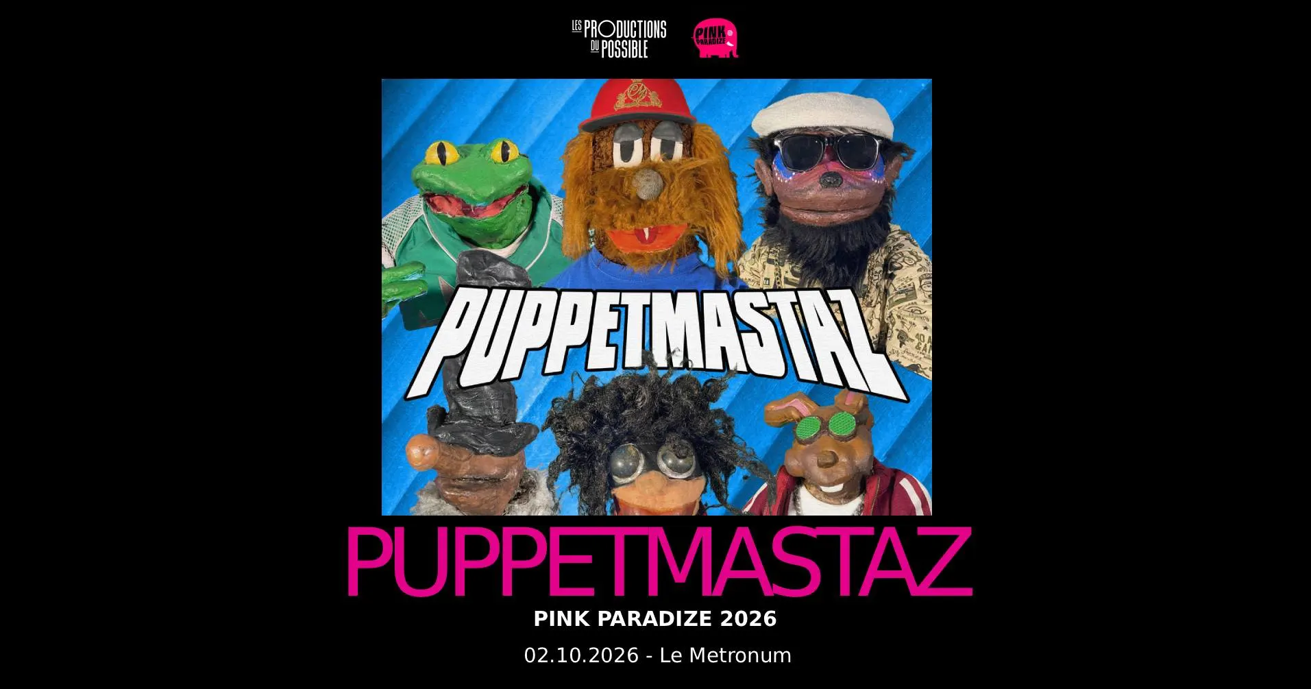 Puppetmastaz - Pink Paradize 2026 Cover