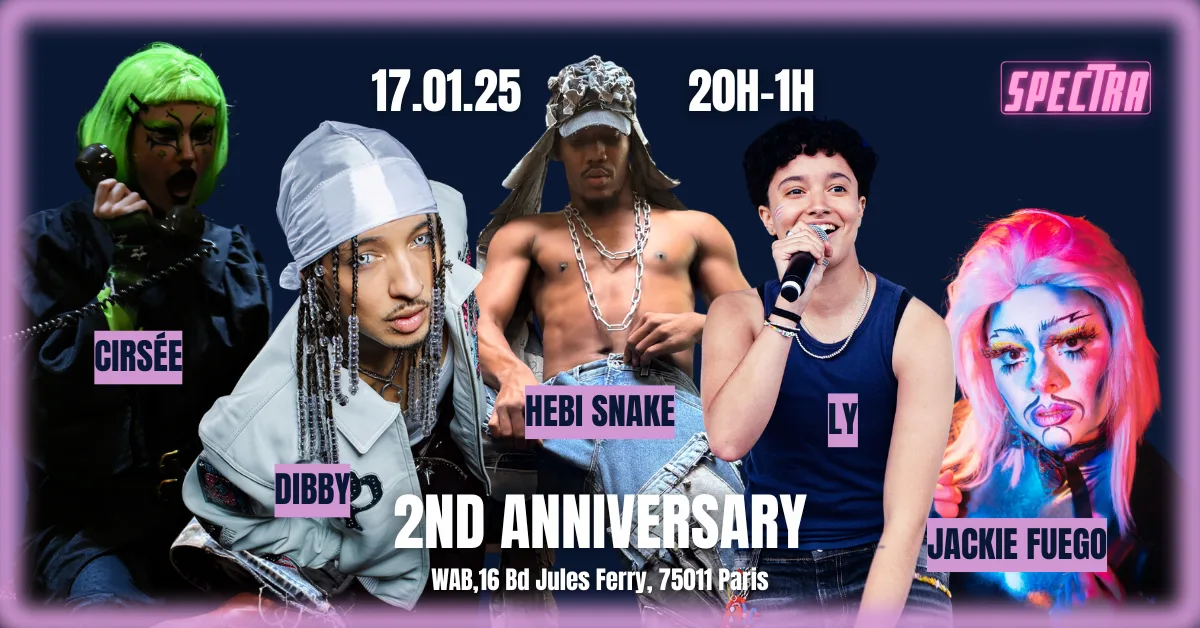 2nd Anniversary - Spectra Records - /Djset/Concerts/Dragshow Cover