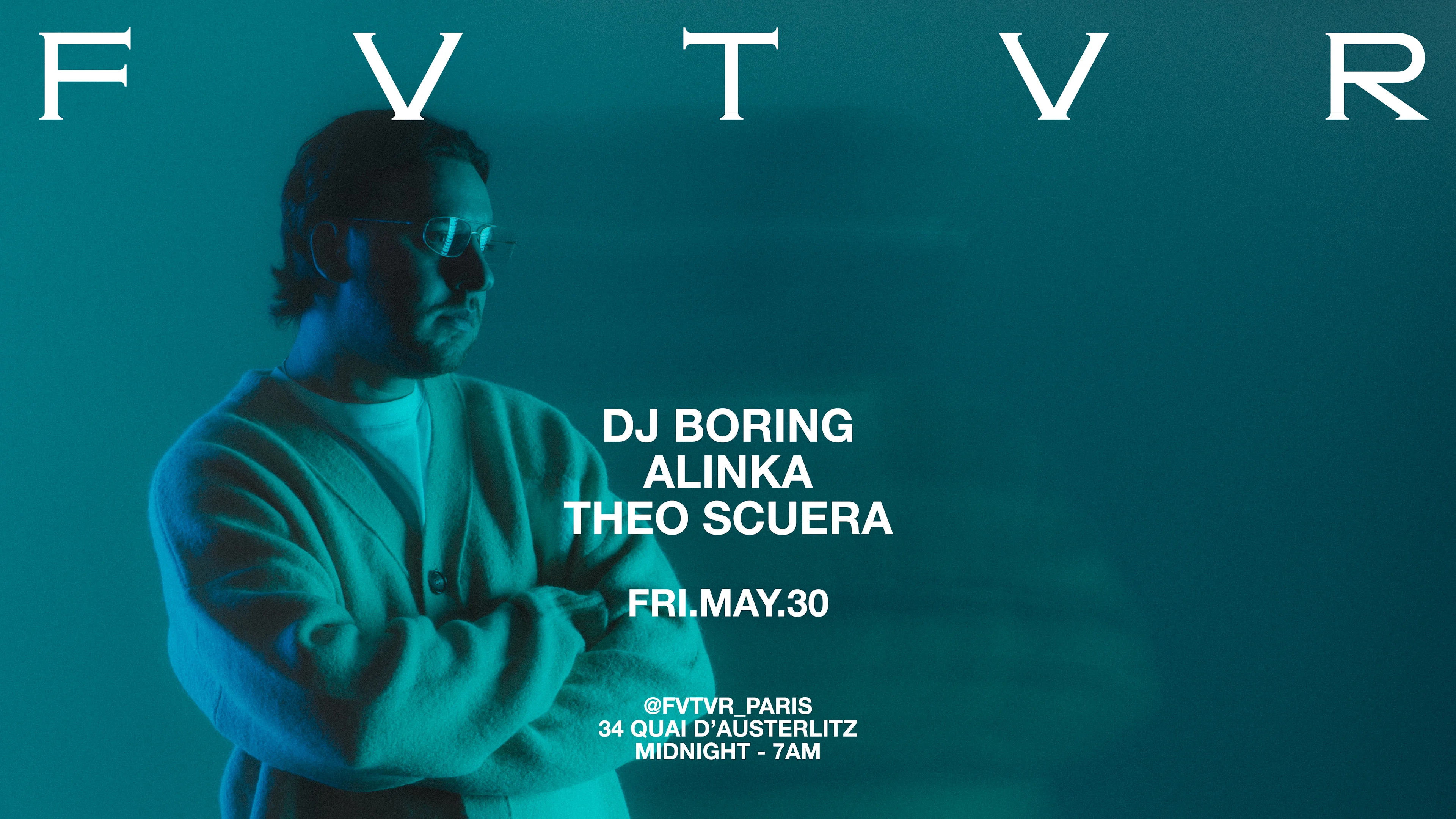 Fvtvr Invites : Dj Boring, Alinka & Theo Scuera Cover