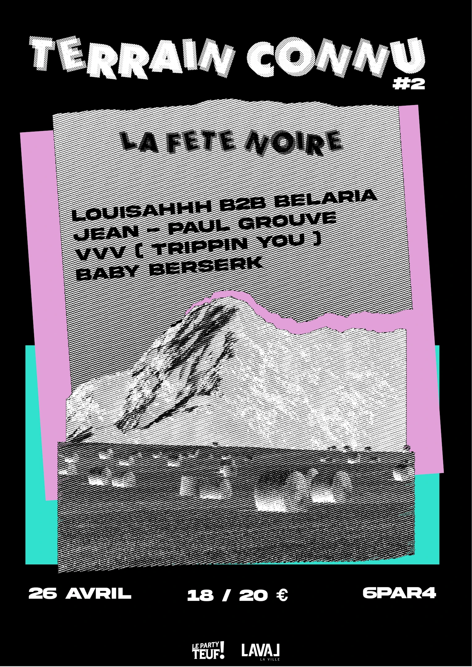 Terrain Connu - La Fete Noire Cover