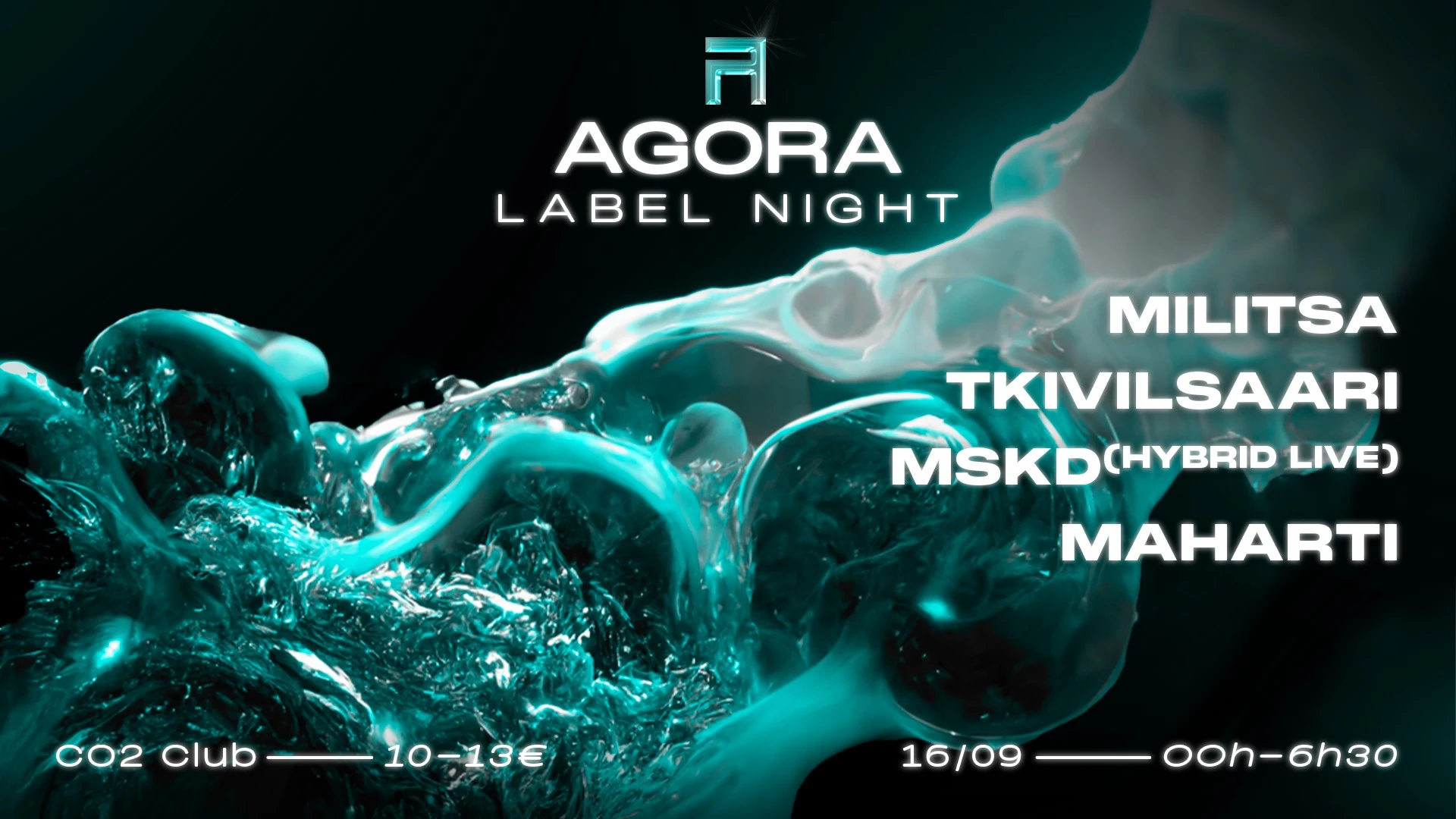 Agora Label Night : Mskd, Tkivilsaari, Maharti, Militsa Cover