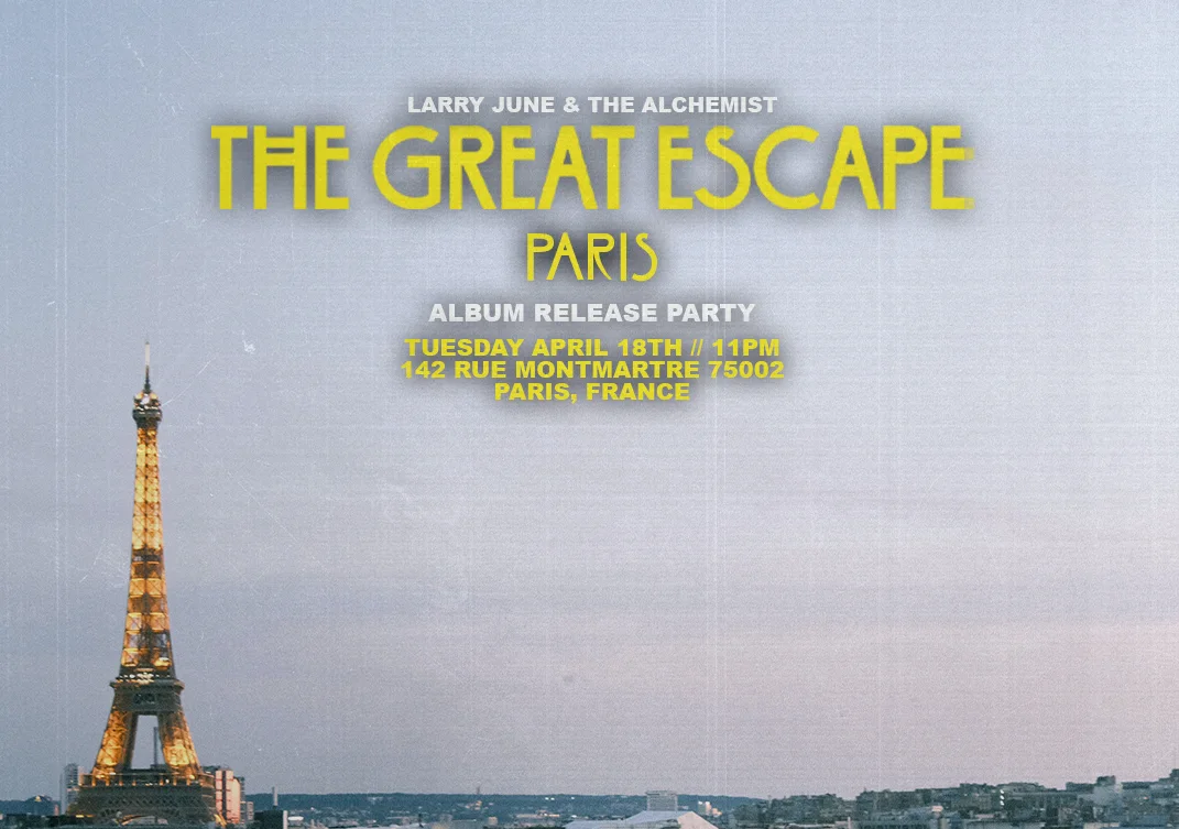 Larry June & Alchemist: The Great Escape Cover