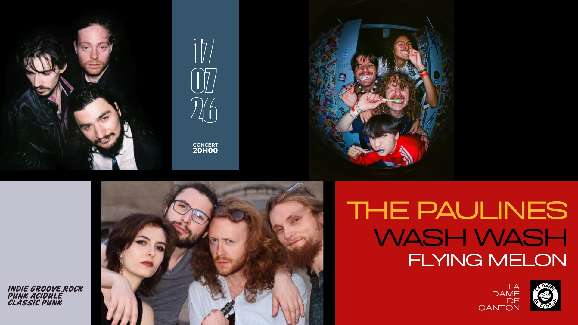 The Paulines X Wash Wash X Flying Melons Cover