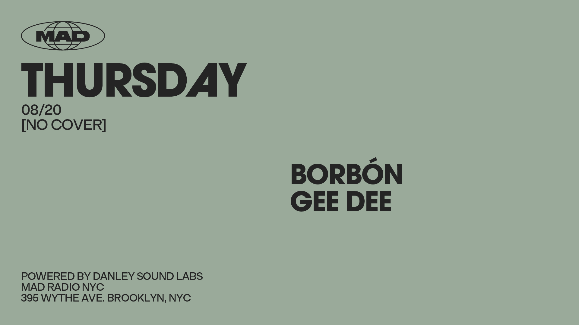 Borbón / Gee Dee Cover