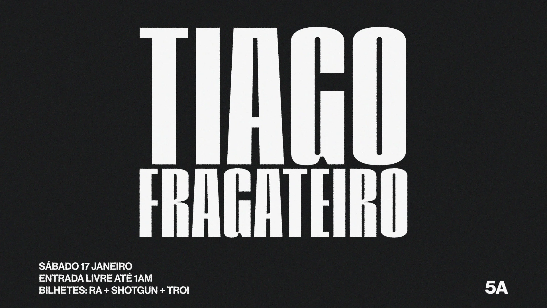Tiago Fragateiro - 17jan Cover