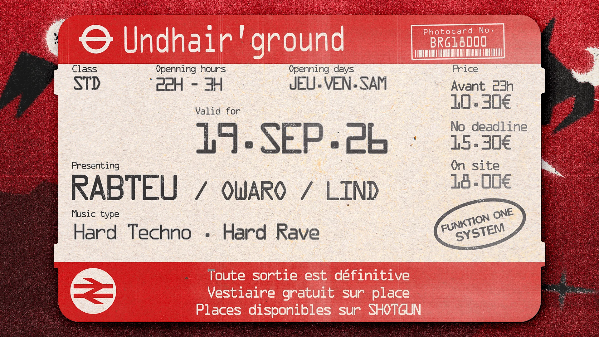 Rabteu @ Undhair'ground Cover