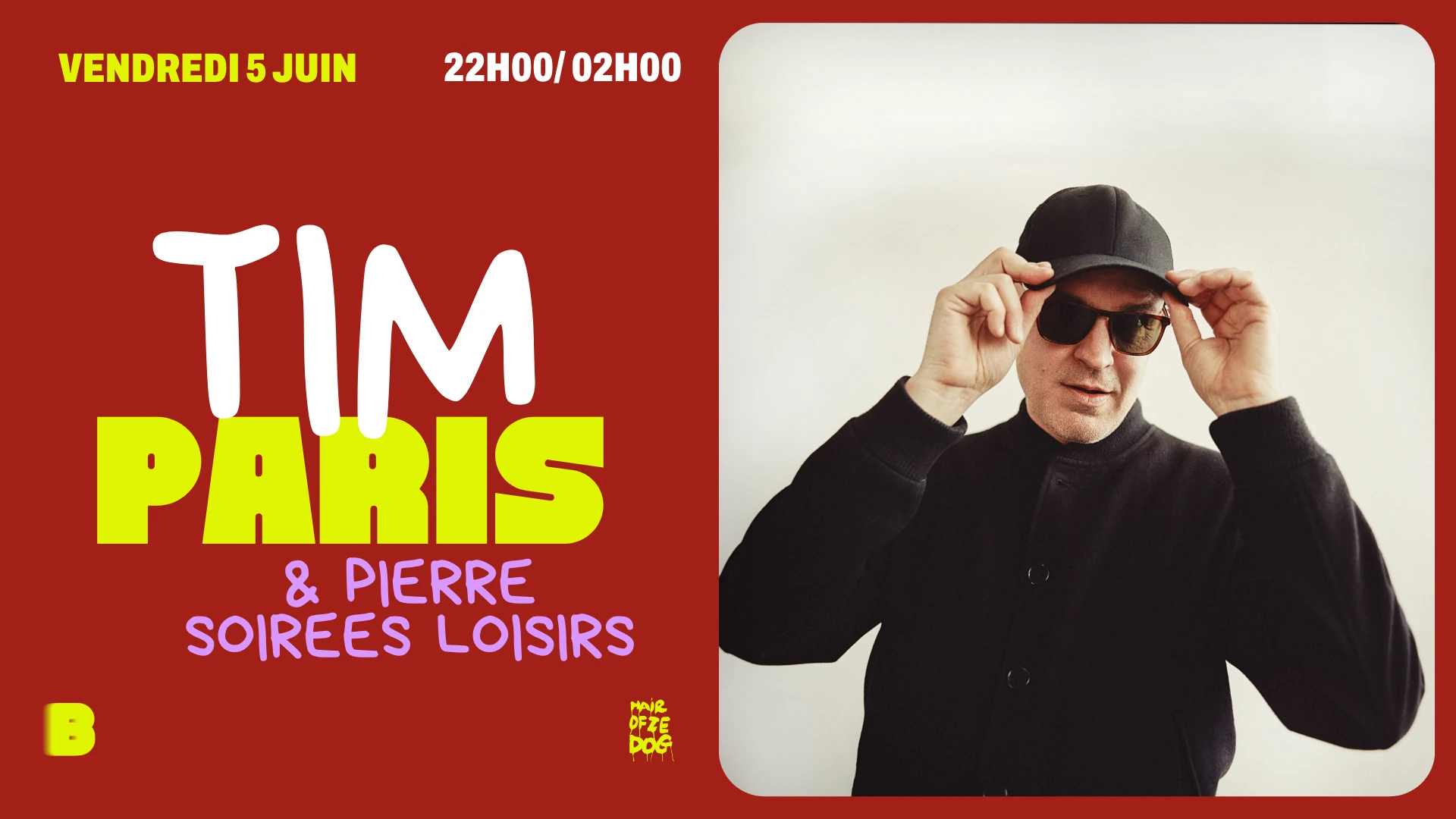Tim Paris & Pierre Soirees Loisirs @ Le Bouge Cover