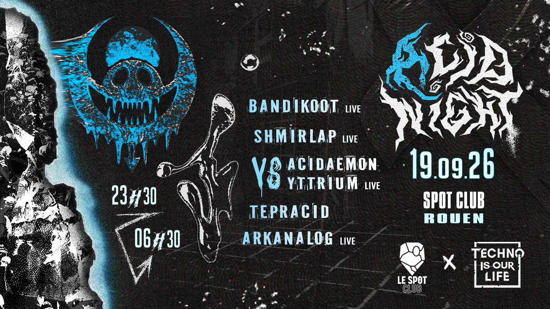 Techno Is Our Life Presente Acidnight - Rouen Cover
