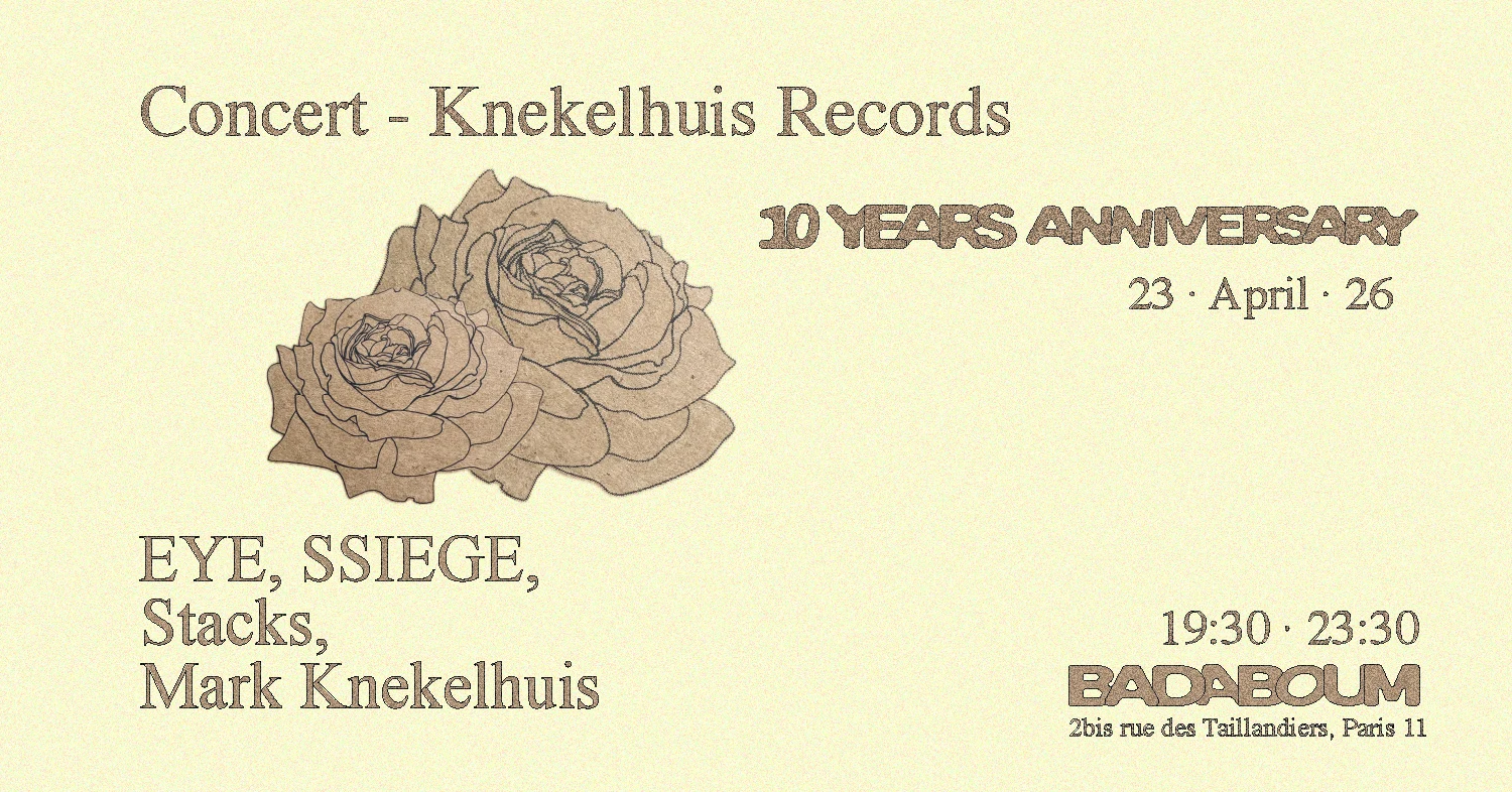 Concert — Knekelhuis 10 Years Anniversary Cover
