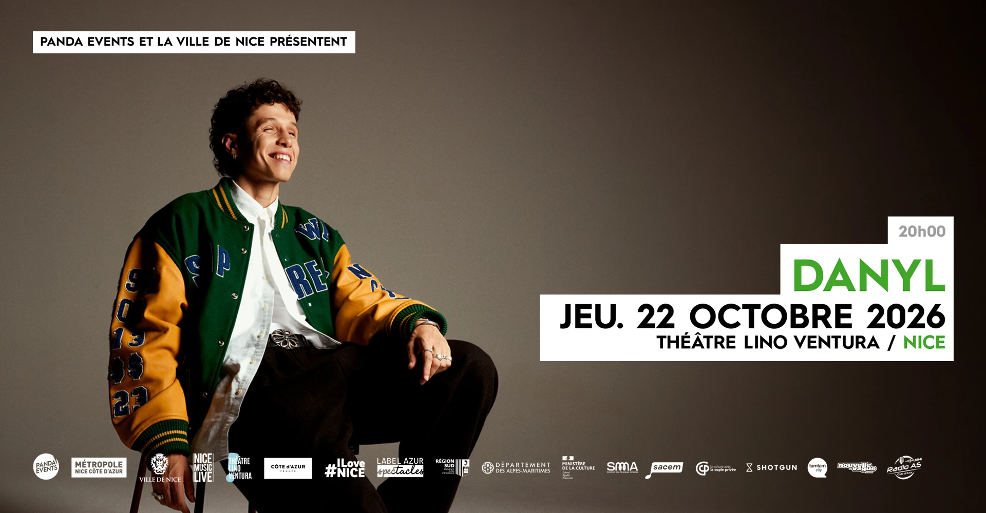 Danyl - Jeu. 22 Oct. 2026 @ Nice Cover