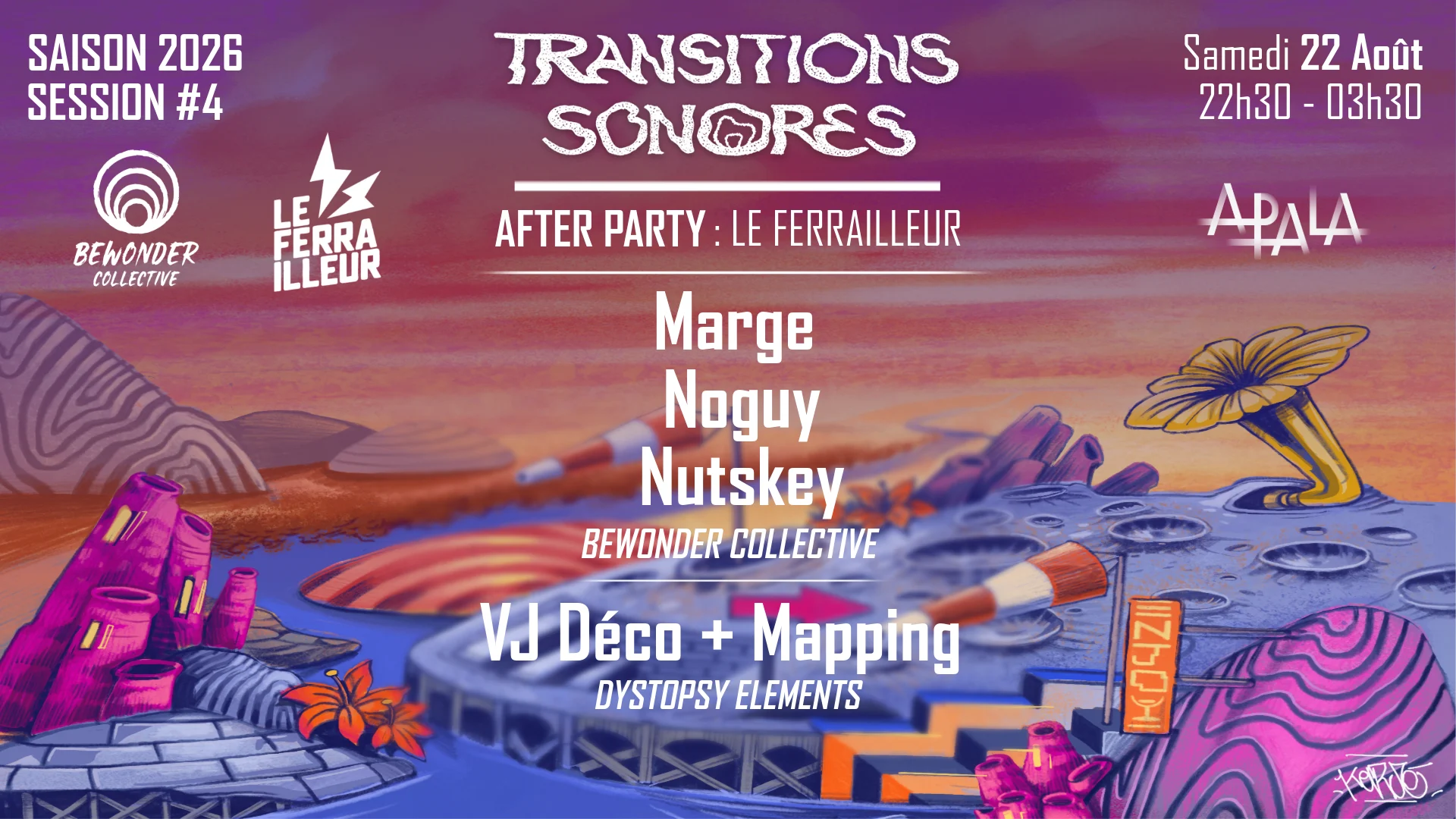 After : Transitions Sonores #4 W/ Dystopsy Elements (Vj Map) Cover
