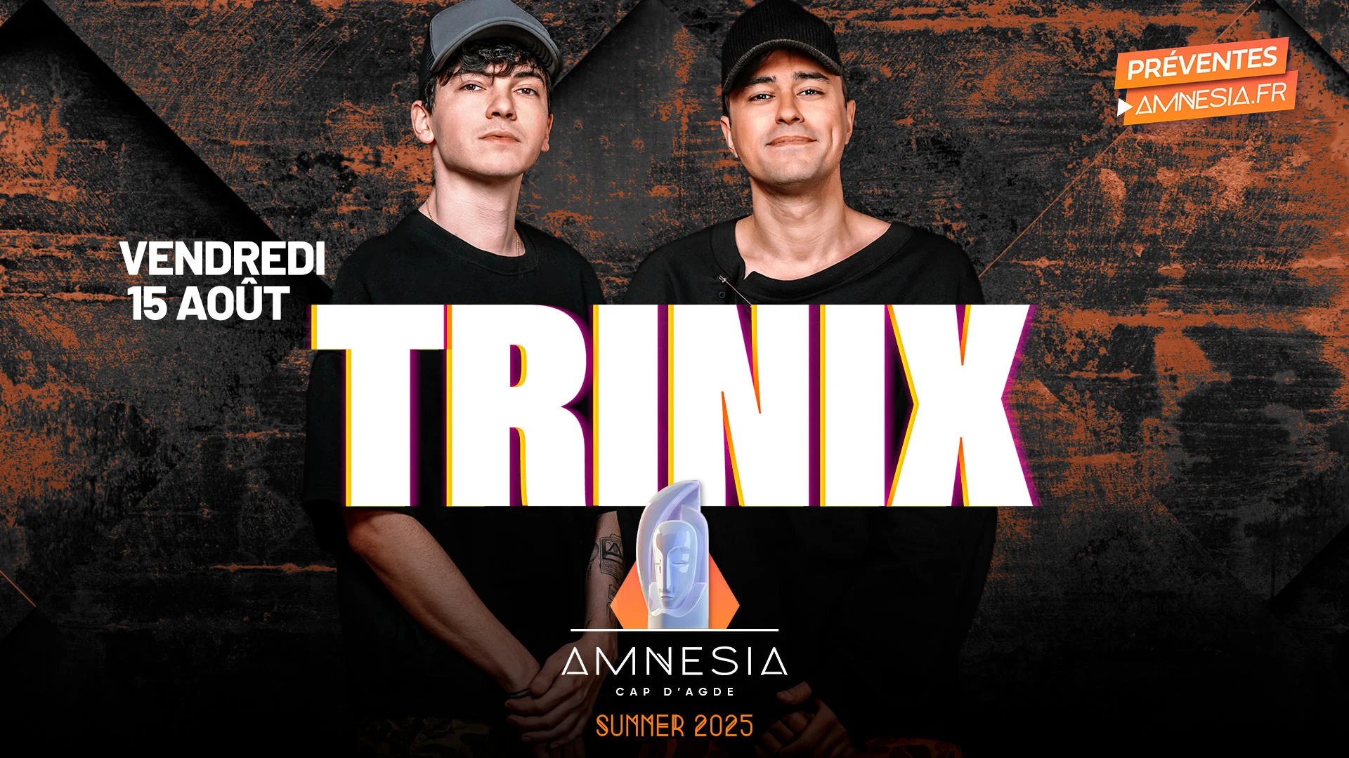 Trinix @ Amnesia Cover