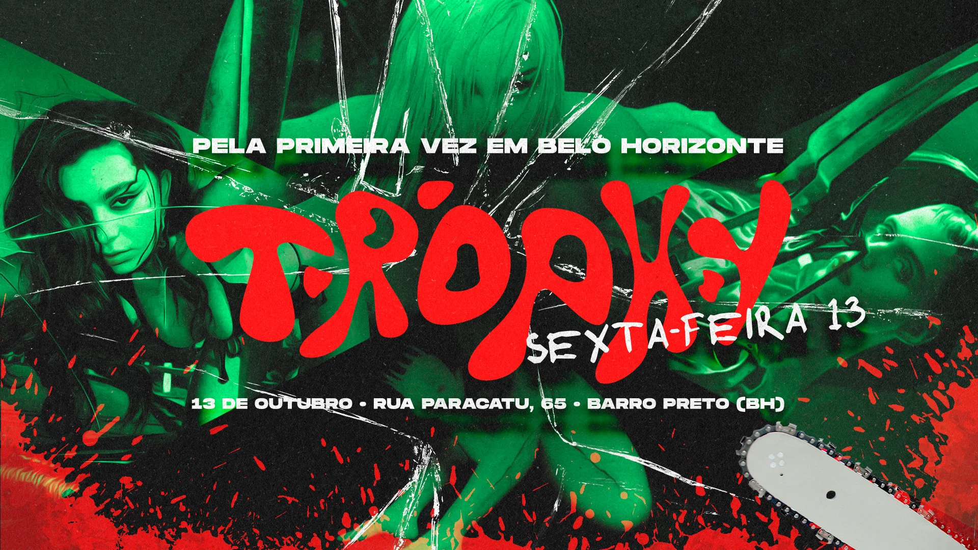 Trophy Em Bh: Sexta-Feira 13 & O Massacre Do Pop Elétrico Cover
