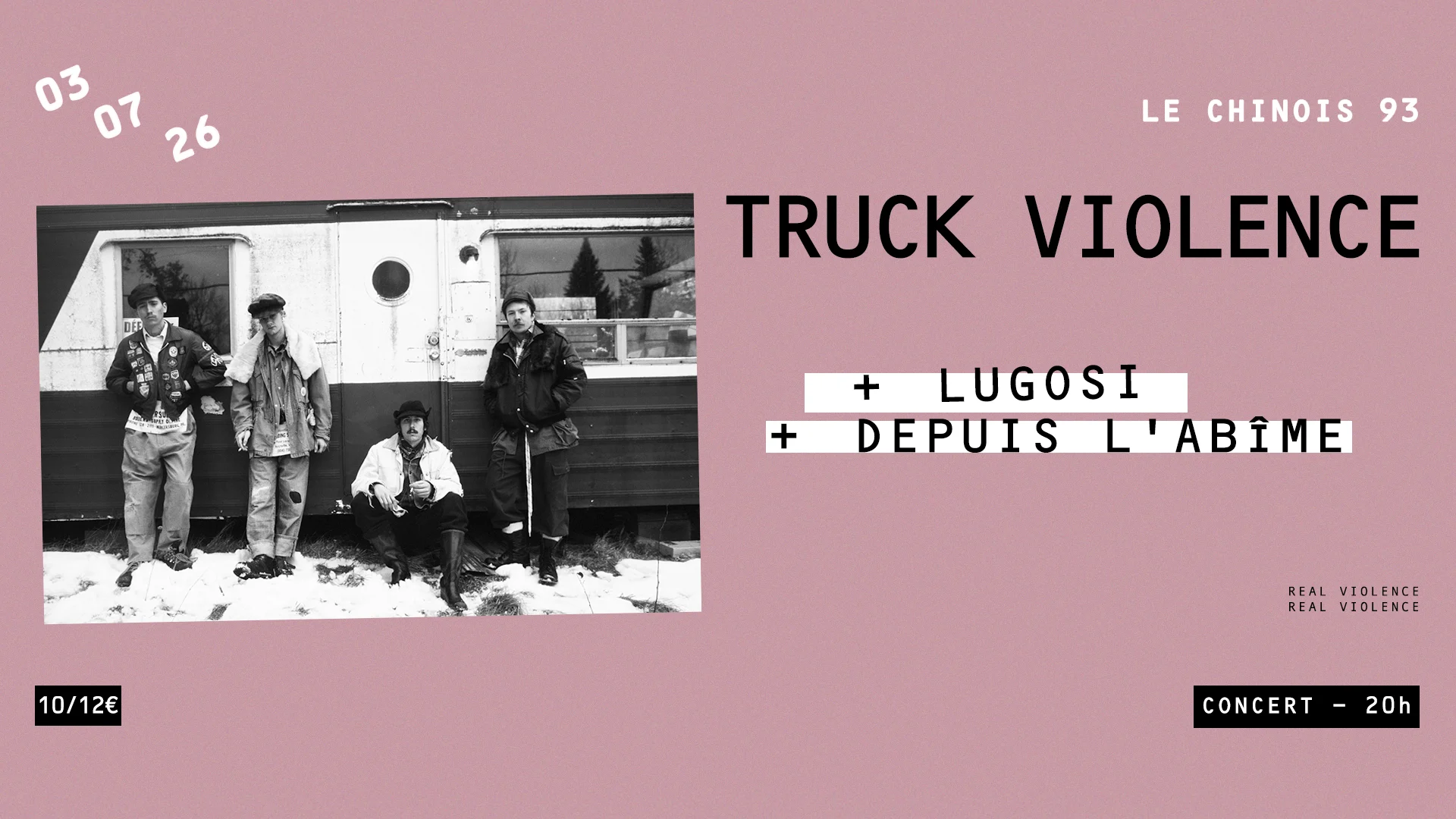 Truck Violence (Ca) + Lugosi + Depuis L'abîme Cover