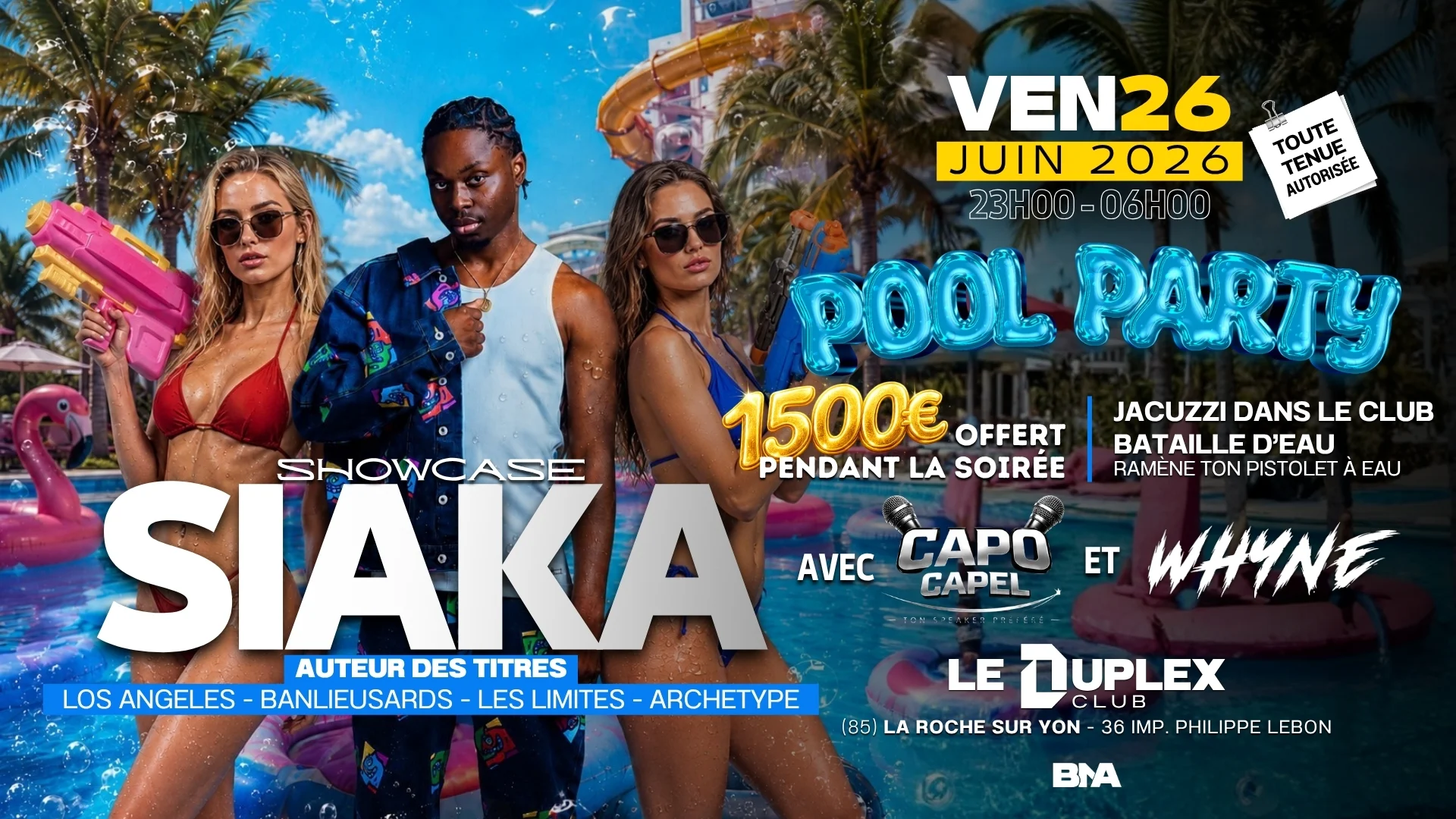 Siaka - Le Duplex Pool Party Cover