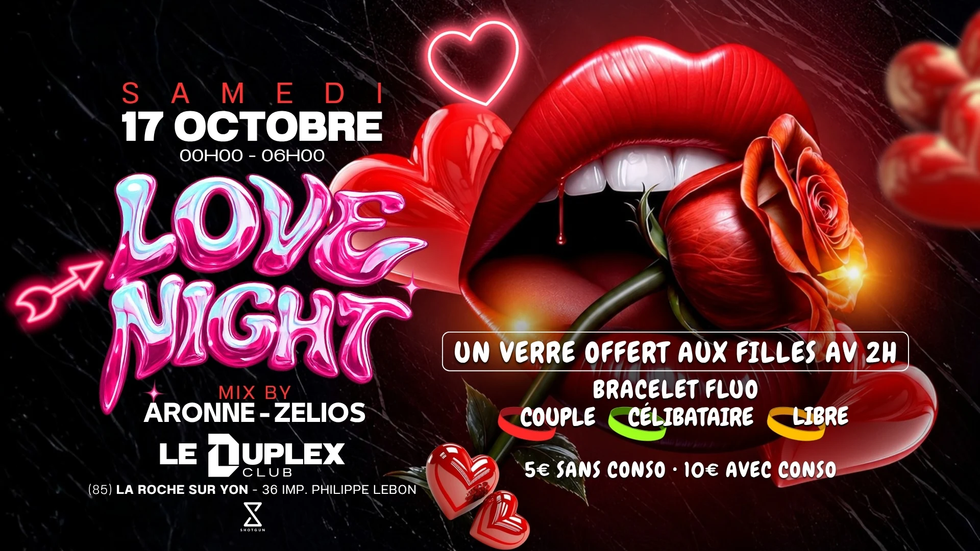 Sam 17 Oct - Love Night Cover