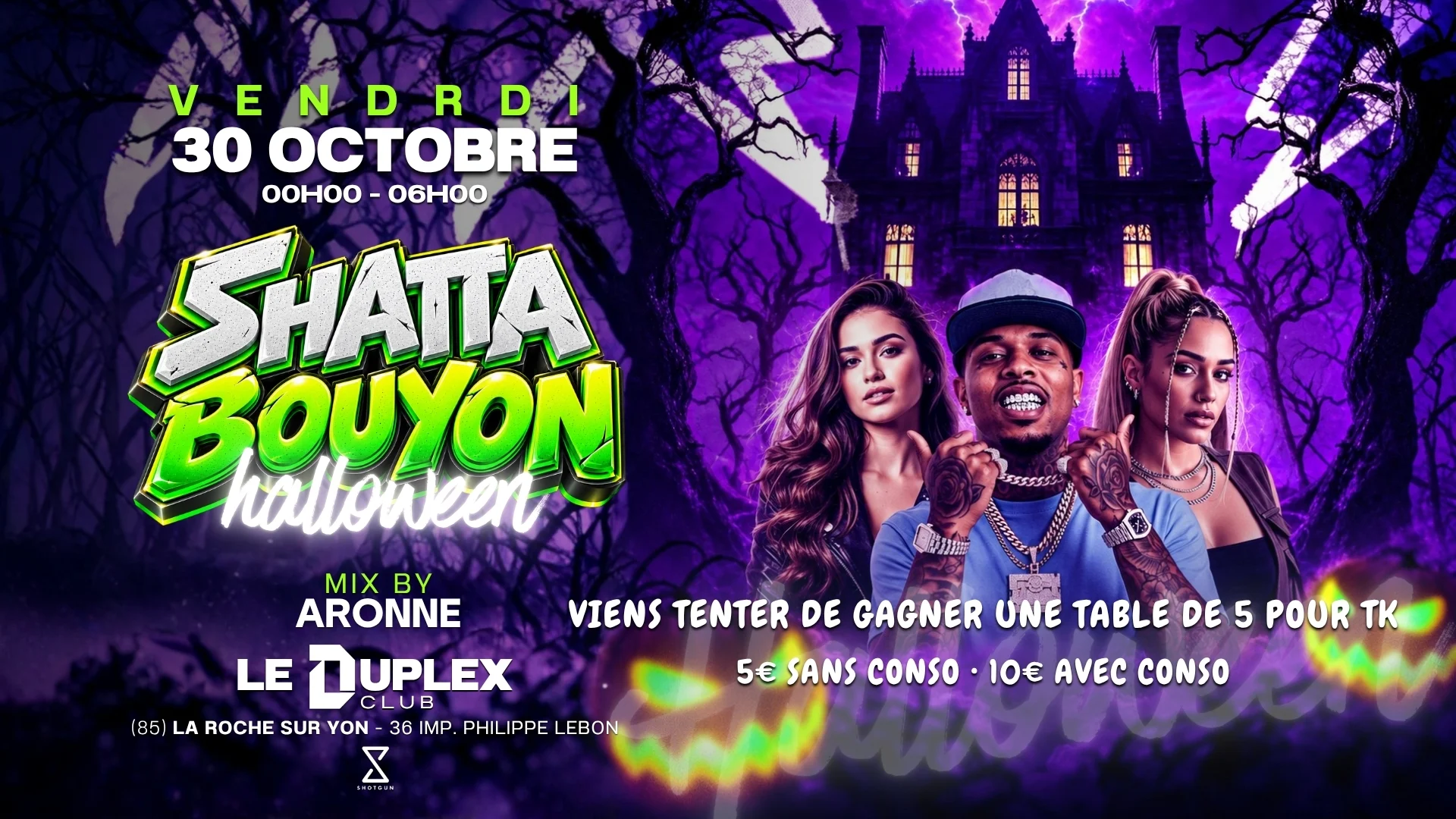 Ven 30 Oct - Shatta Bouyon X Halloween Cover