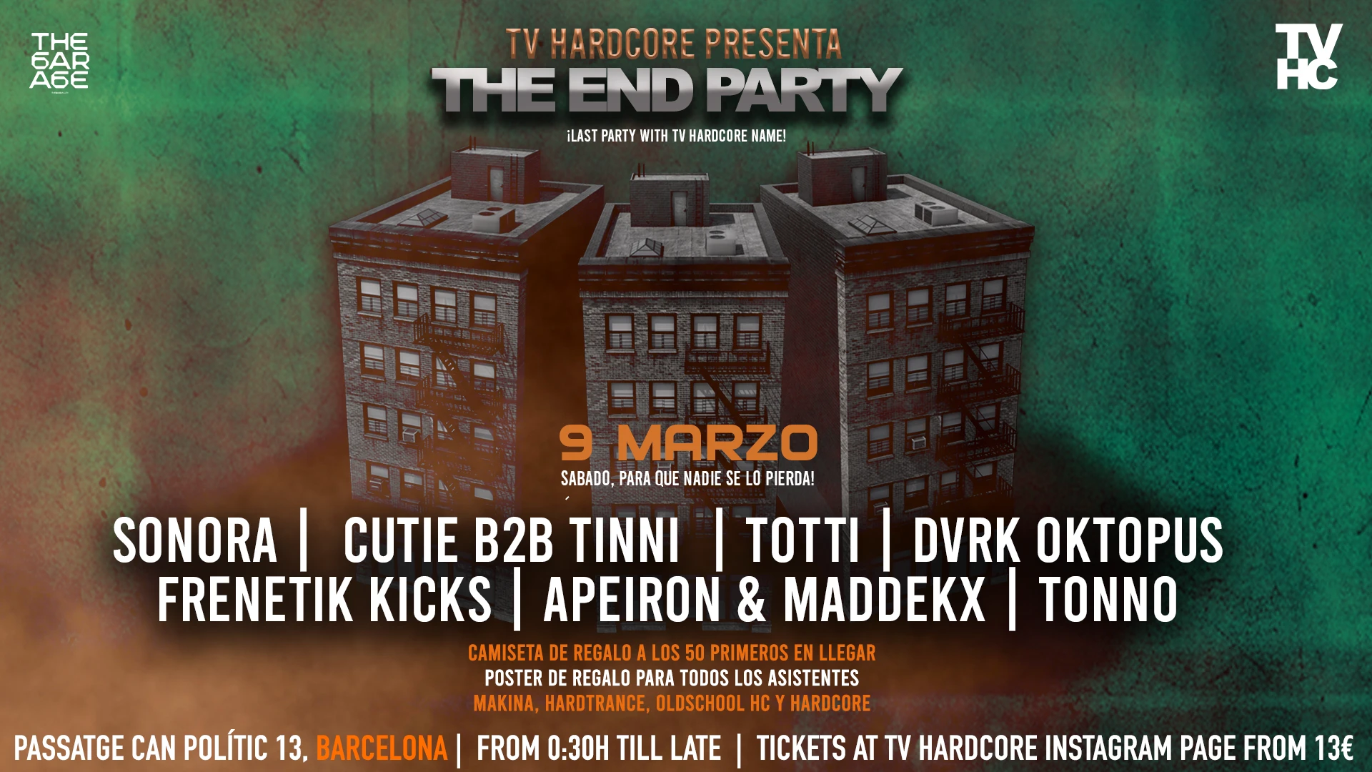 Tv Hardcore: The End Party Cover