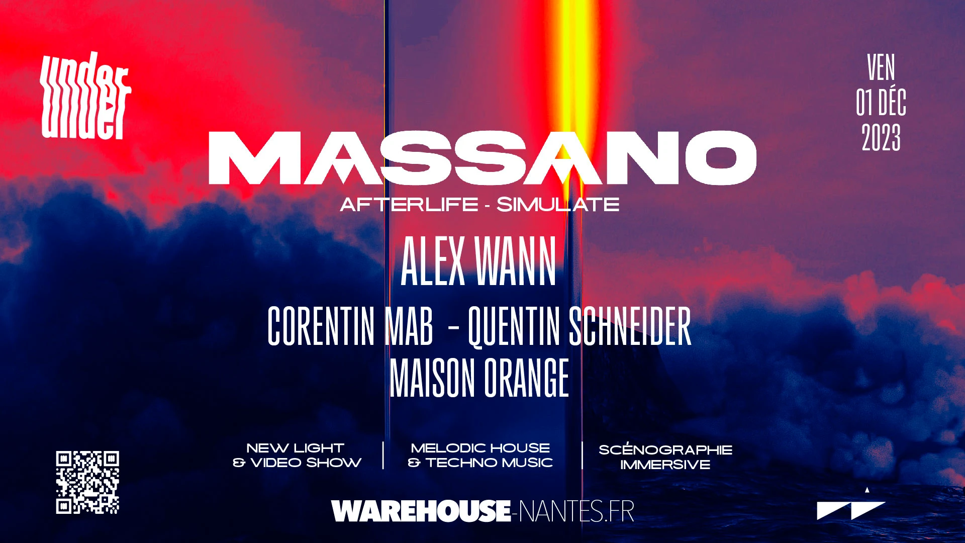 Under. Massano, Alex Wann, Corentin Mab & Quentin Schneider Cover