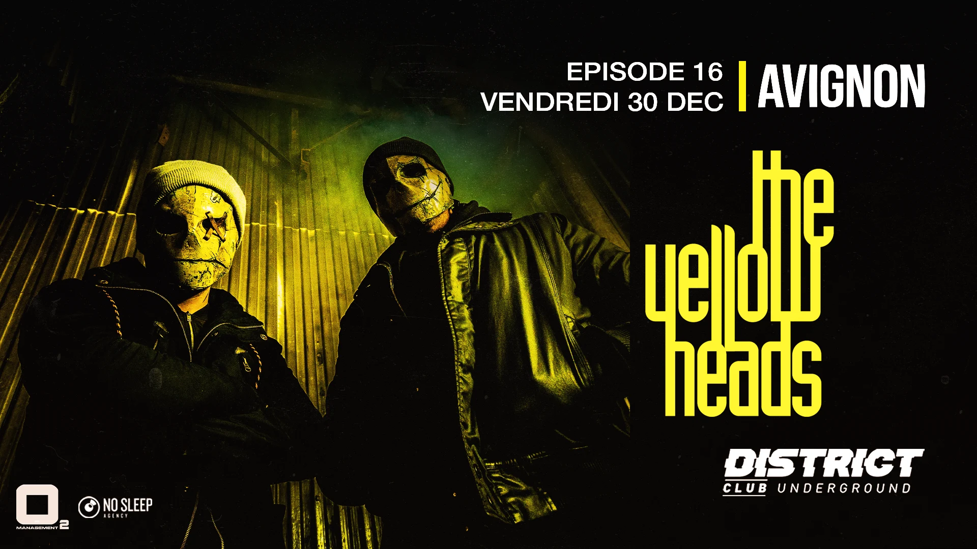The Yellow Heads - District Avignon  Cover