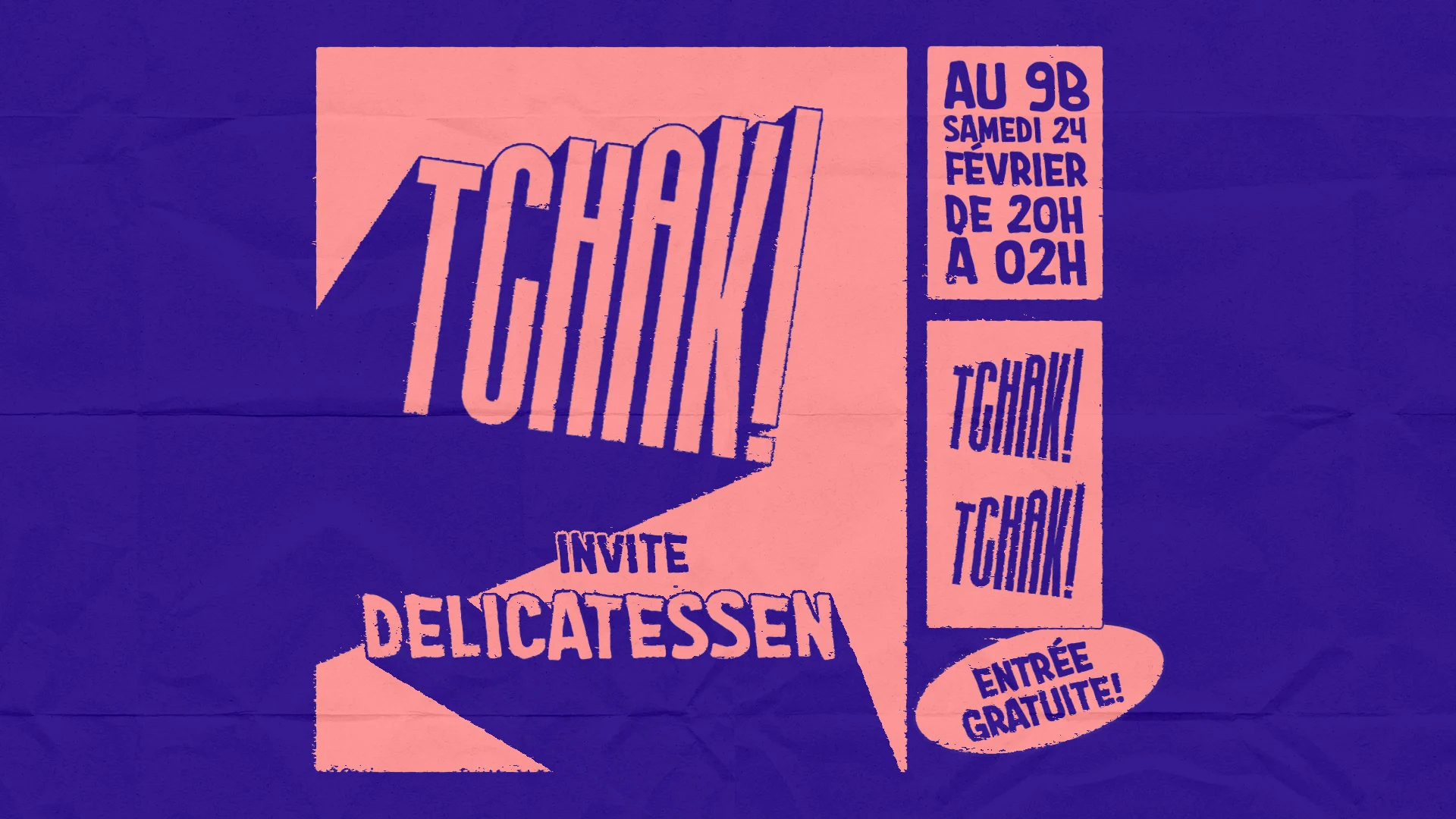 Tchak! Crew Invite Delicatessen @9b Cover