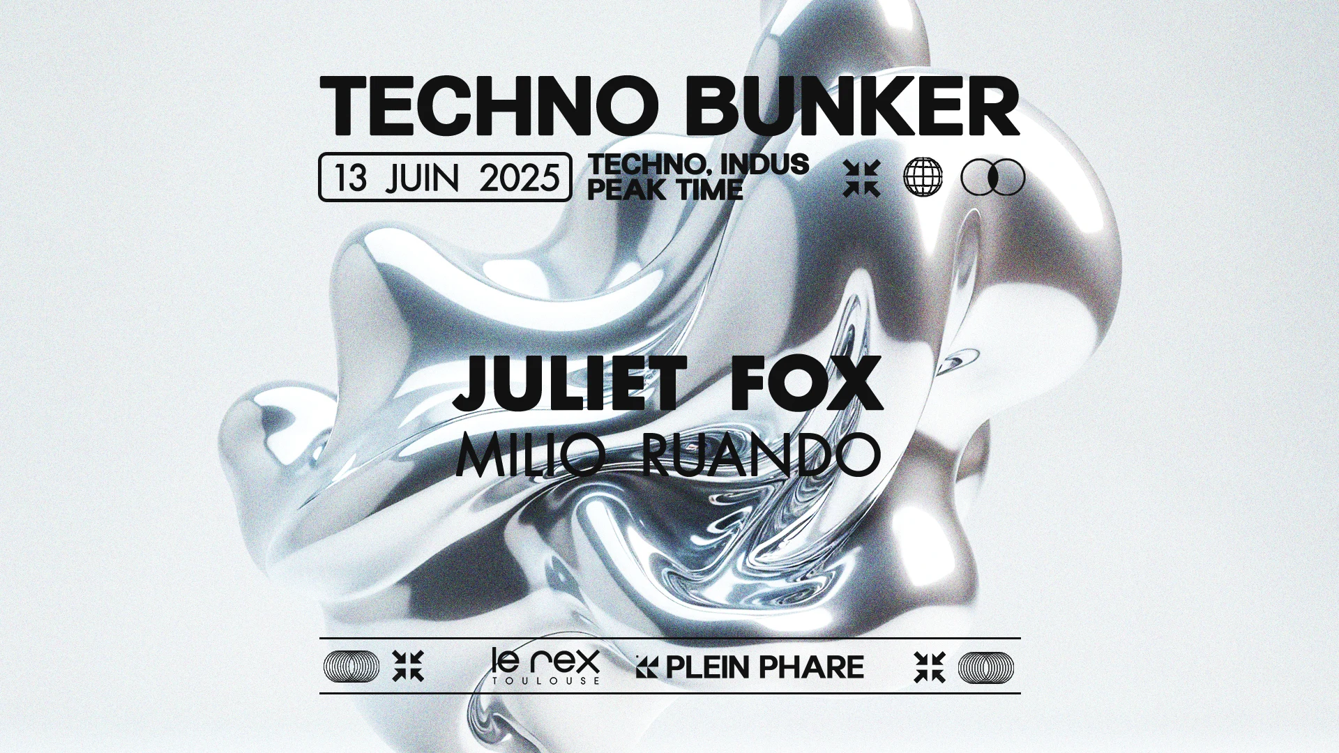 Techno Bunker W/ Juliet Fox & Milio Ruando Cover