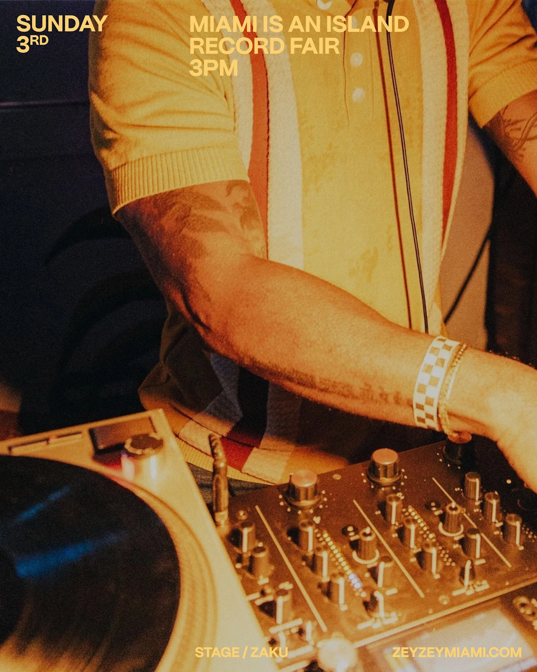 Miami Is An Island Record Fair + Tropical Dance Party Cover
