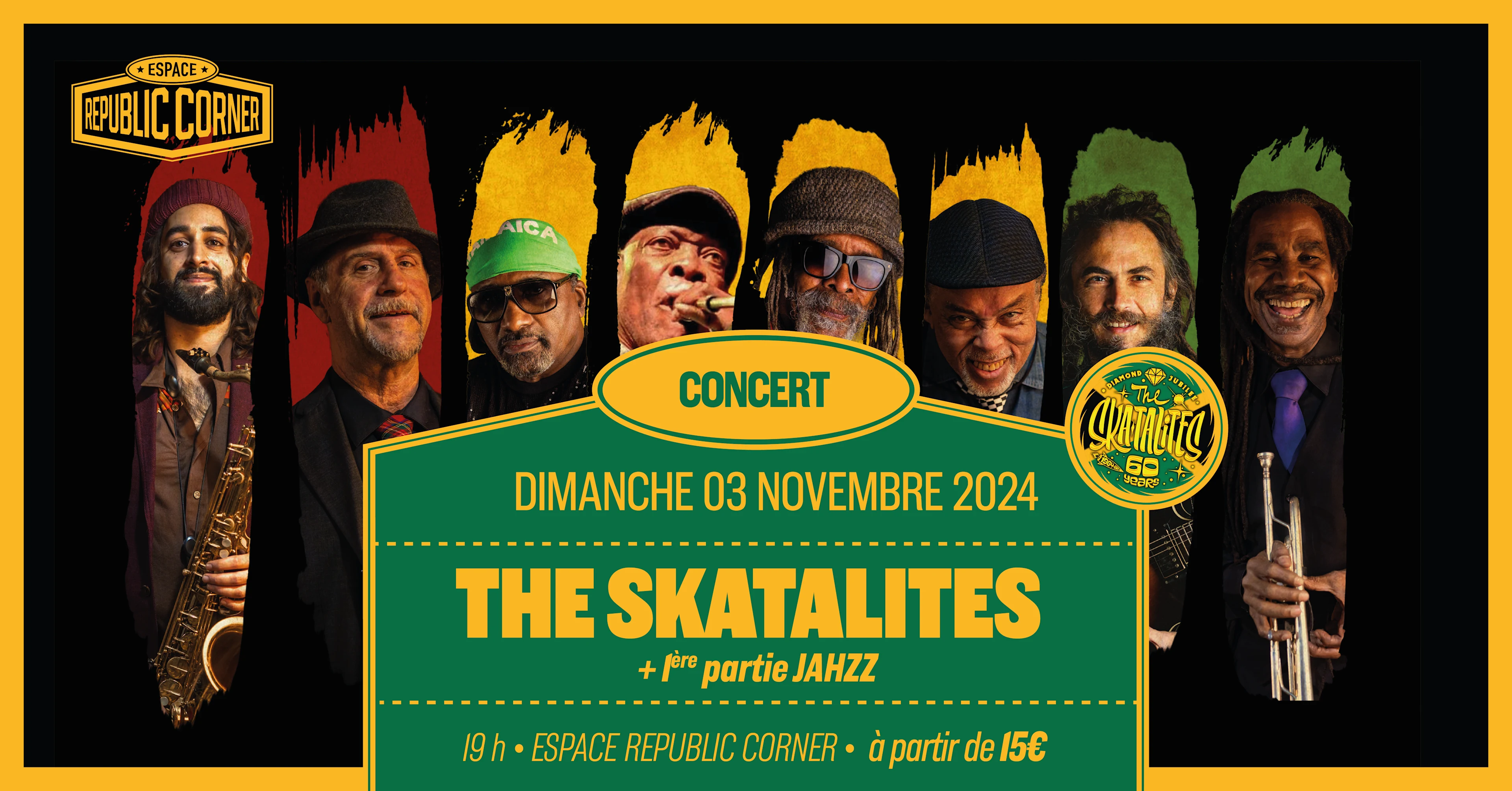 The Skatalites - 60ème Anniversaire En Concert Au Rc Cover