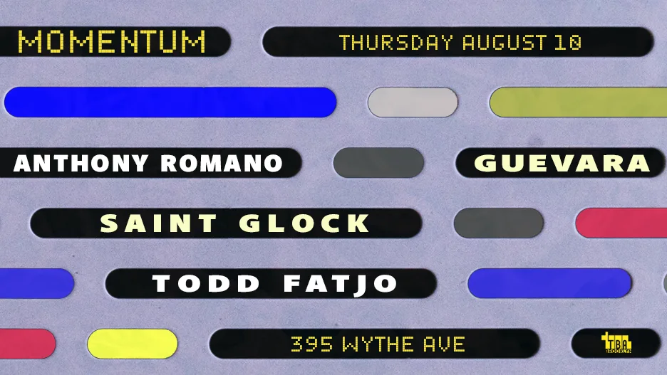 Momentum: Anthony Romano, Saint Glock, Guevara, Todd Fatjo Cover