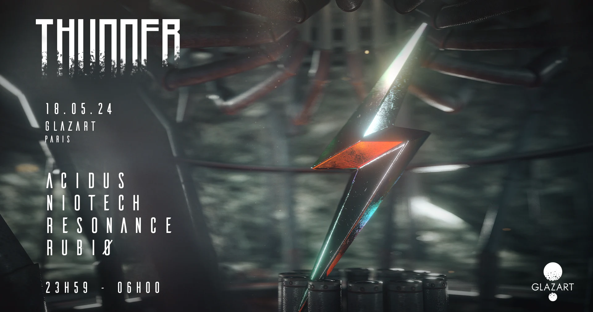 Thunder X Glazart : Acidus, Niotech, Resonance, Rubiø Cover