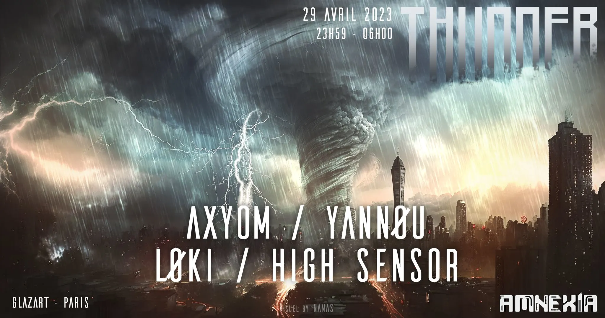Thunder : Axyom, Yannøu, High Sensor, Løki Cover