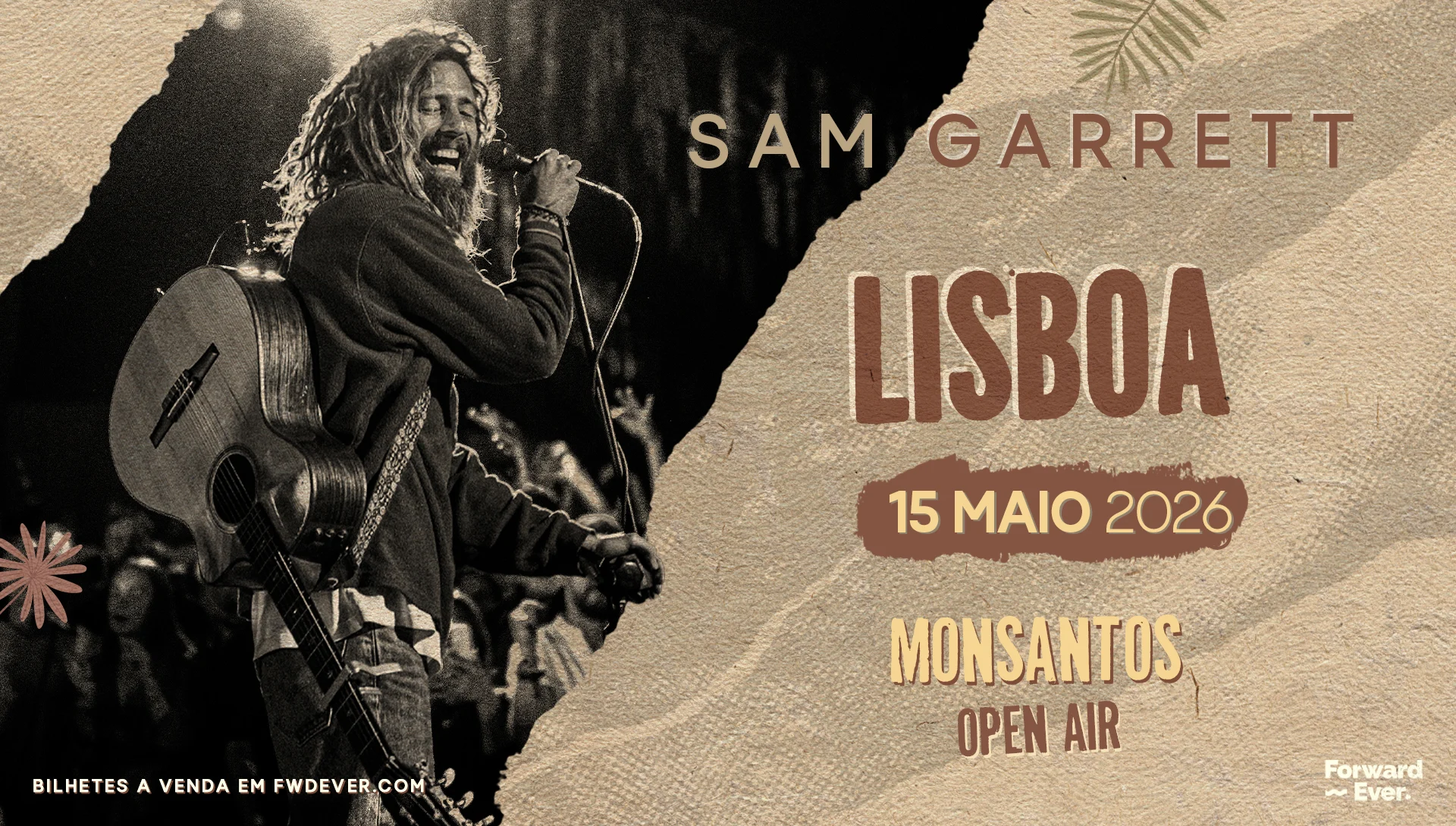 Sam Garrett @ Monsantos Open Air - Lisboa Cover