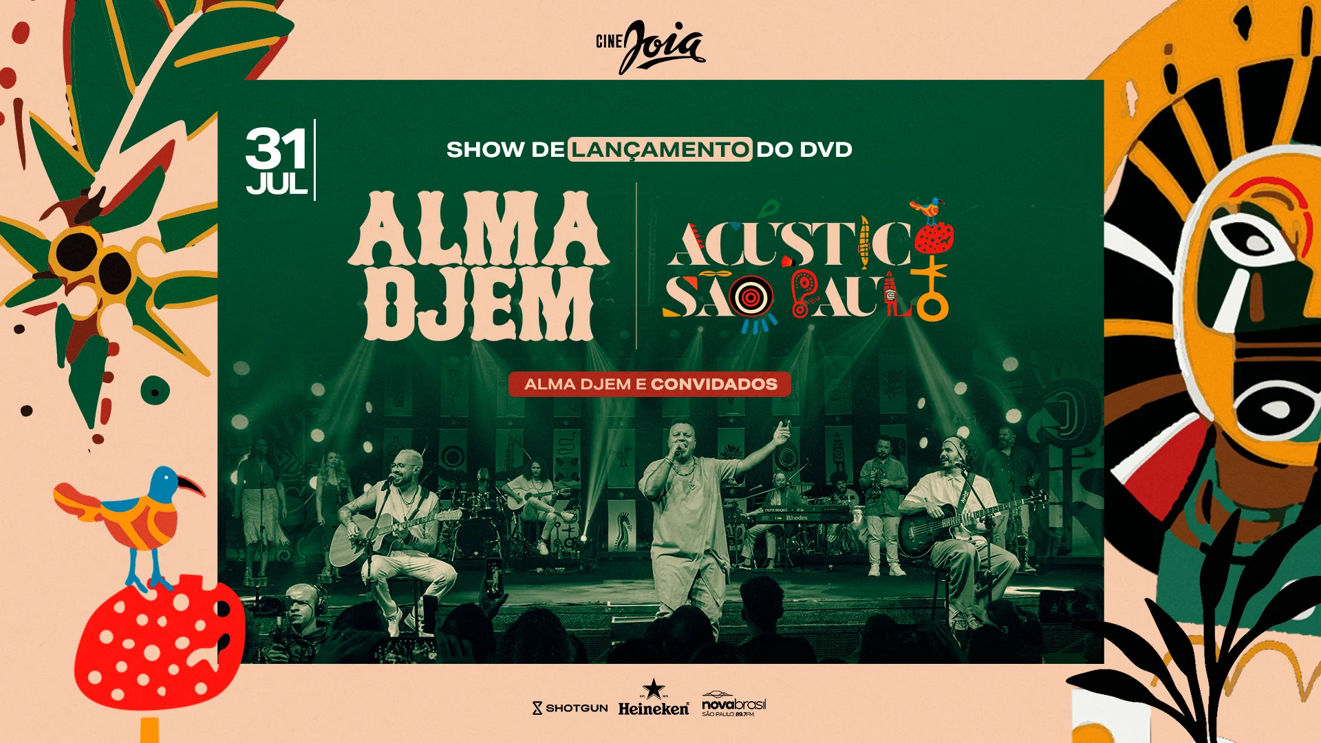 Acústico Alma Djem No Cine Joia Cover
