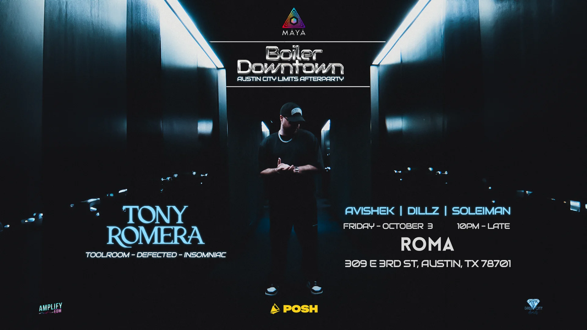Mäyä Presents: Tony Romera - Austin City Limits Afterparty Cover