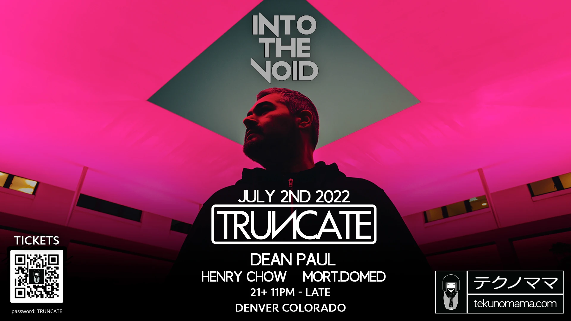 Into The Void With Truncate, Dean Paul, Henry Chow & Mort.Domed Cover