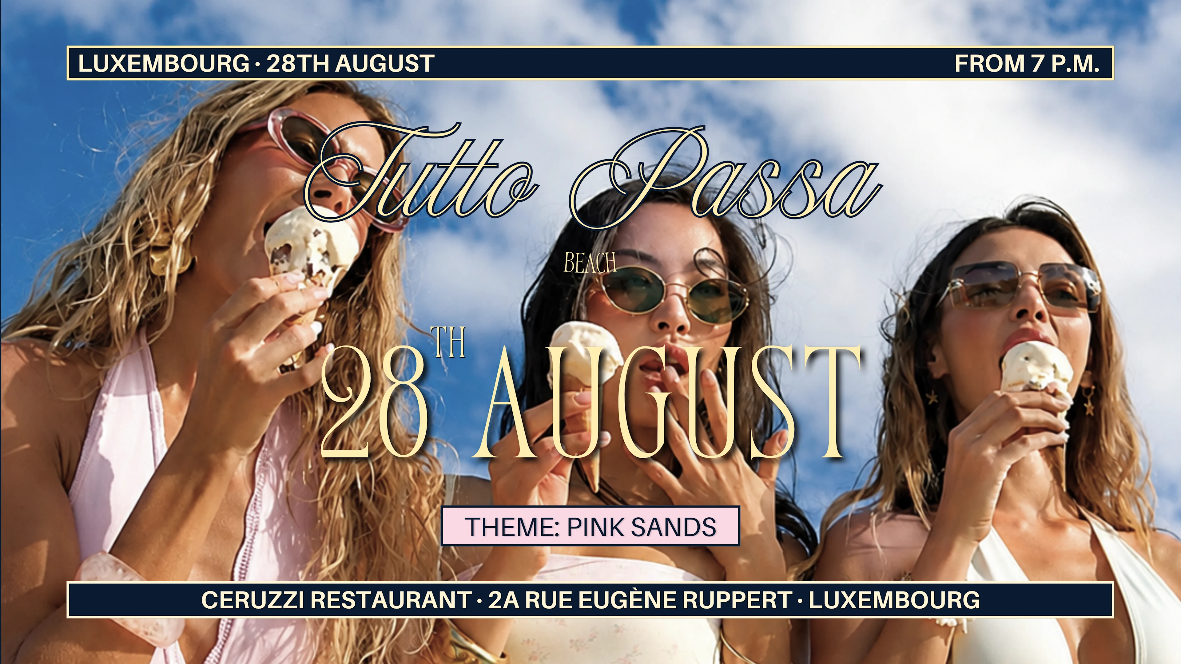 Tutto Passa Beach - 28th August Cover
