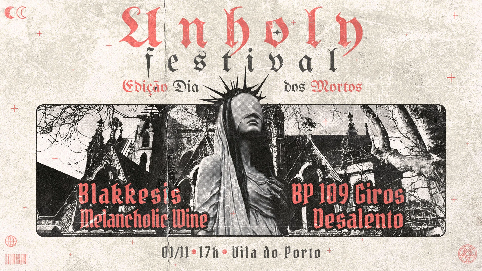 Unholy Festival // Edição Dia Dos Mortos // 01.11 Cover