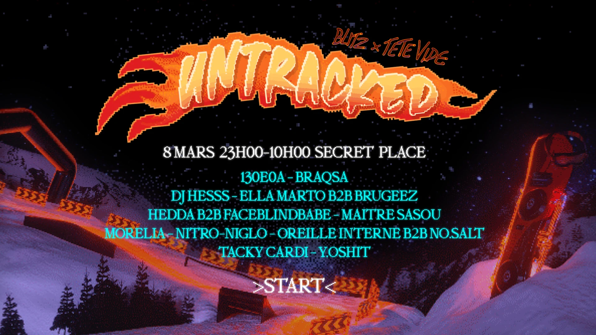 Blitz X Tete Vide : Untracked Cover