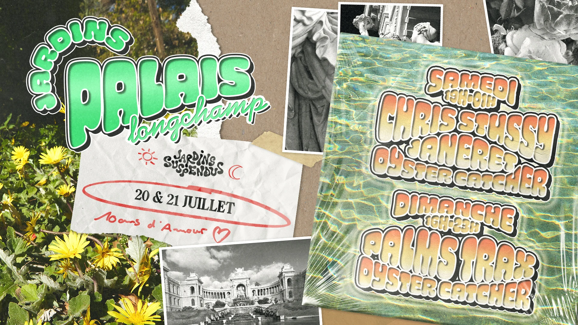 Palais Longchamp :  10 Ans D'amour Des Jardins Suspendus Cover