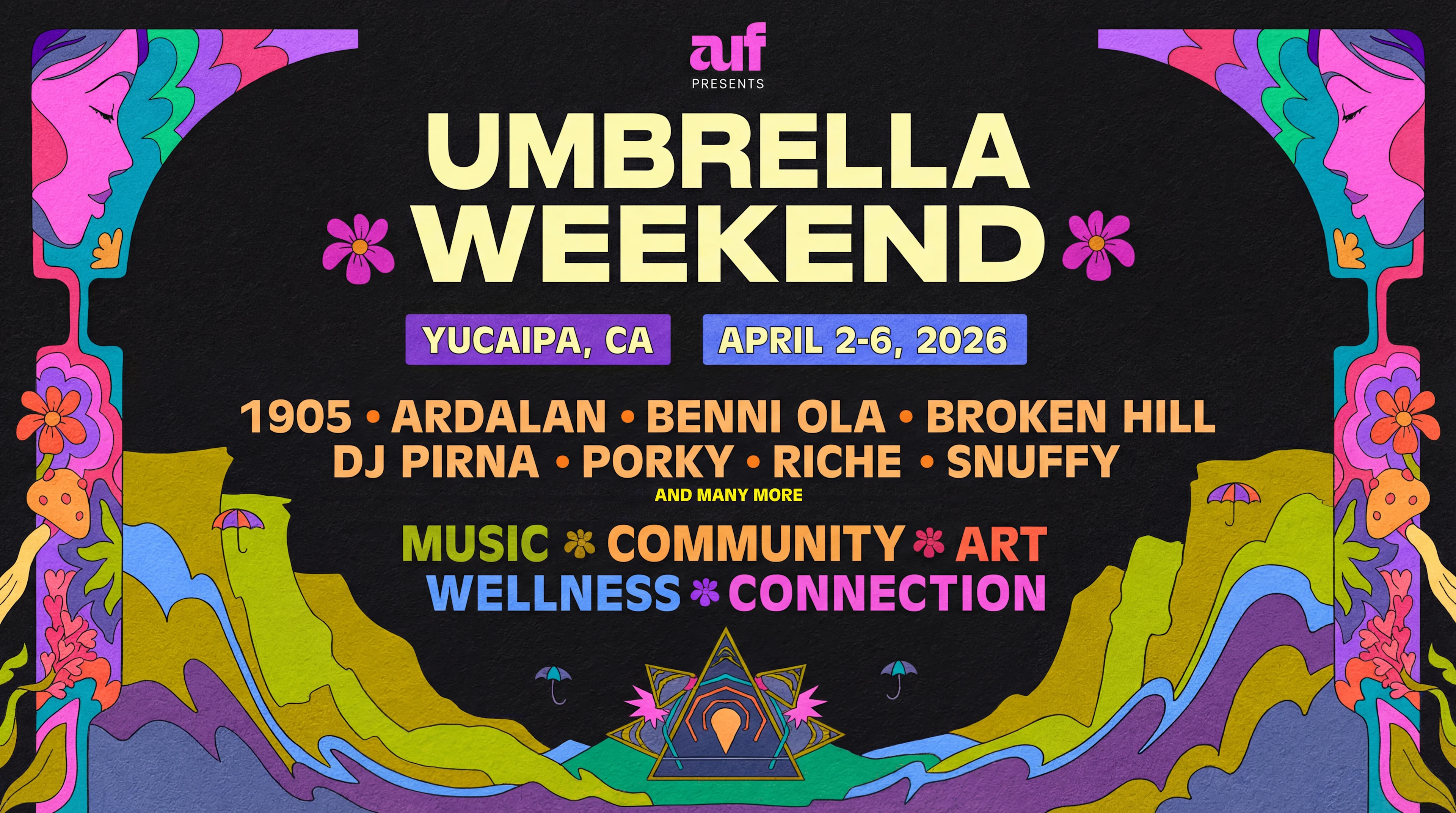 Umbrella Weekend 2026 Cover