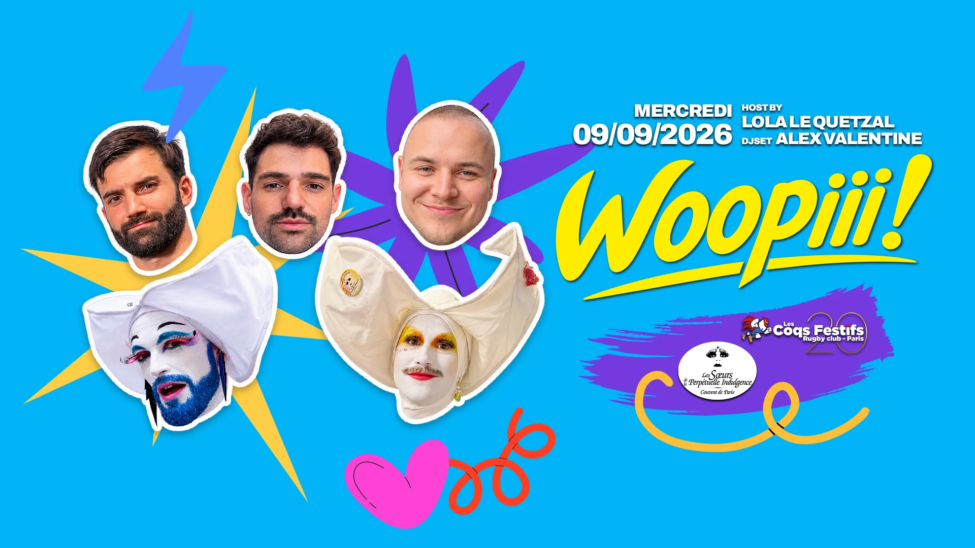 Woopiii Reçoit Les Coqs Festifs & Les Sœurs De La Perpétuell Cover
