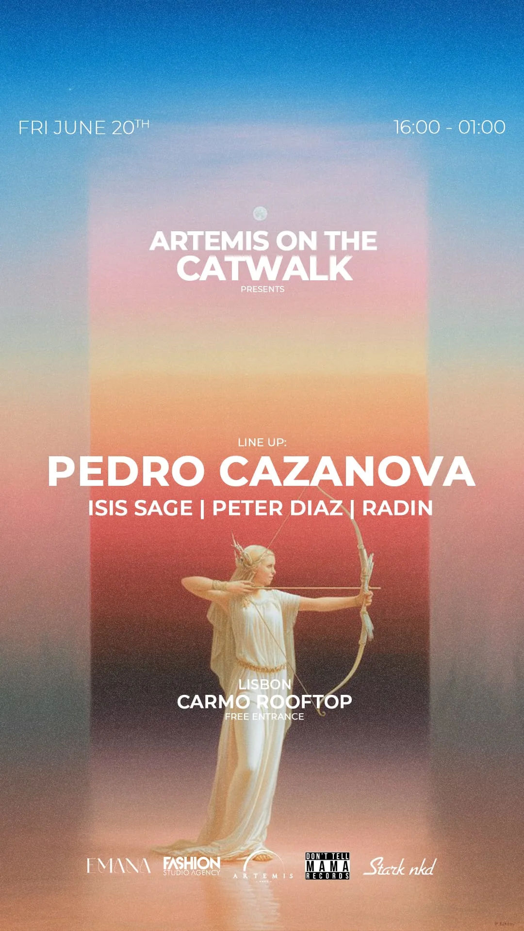 Artemis On Catwalk At Carmo Rooftop Cover