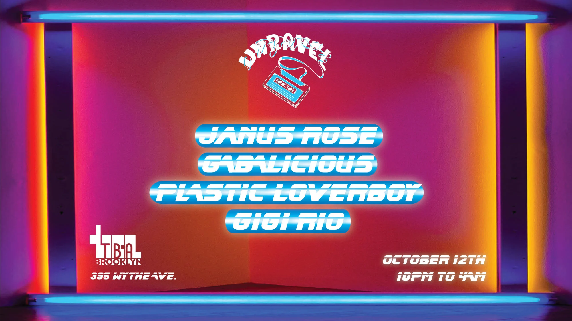 Unravel: Janus Rose, Gabalicious, Plastic Loverboy, Gigi Rio Cover