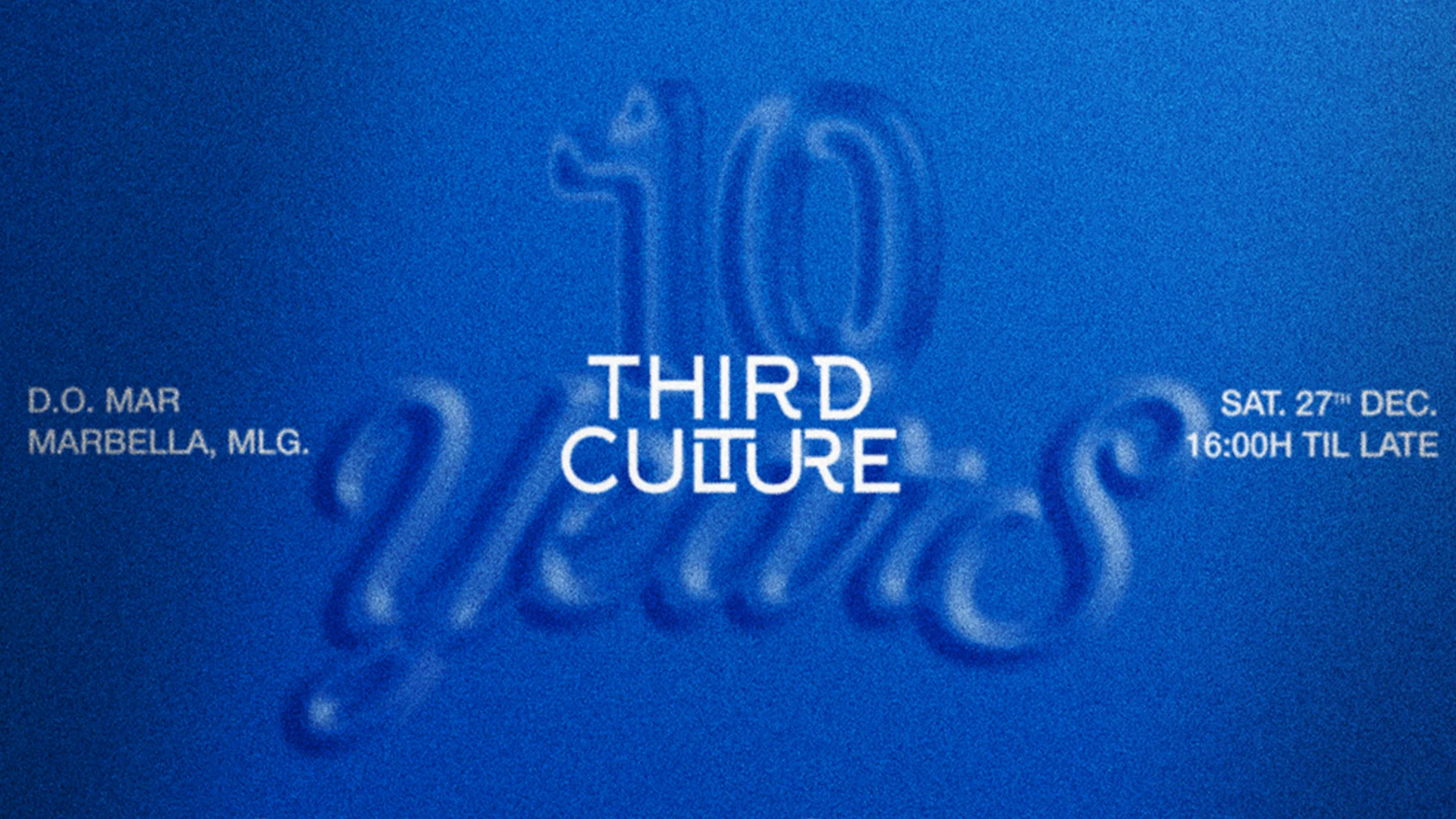 Third Culture: Xth Anniversary Cover