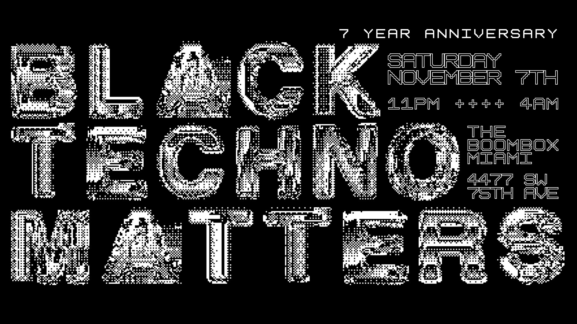 Black Techno Matters Cover